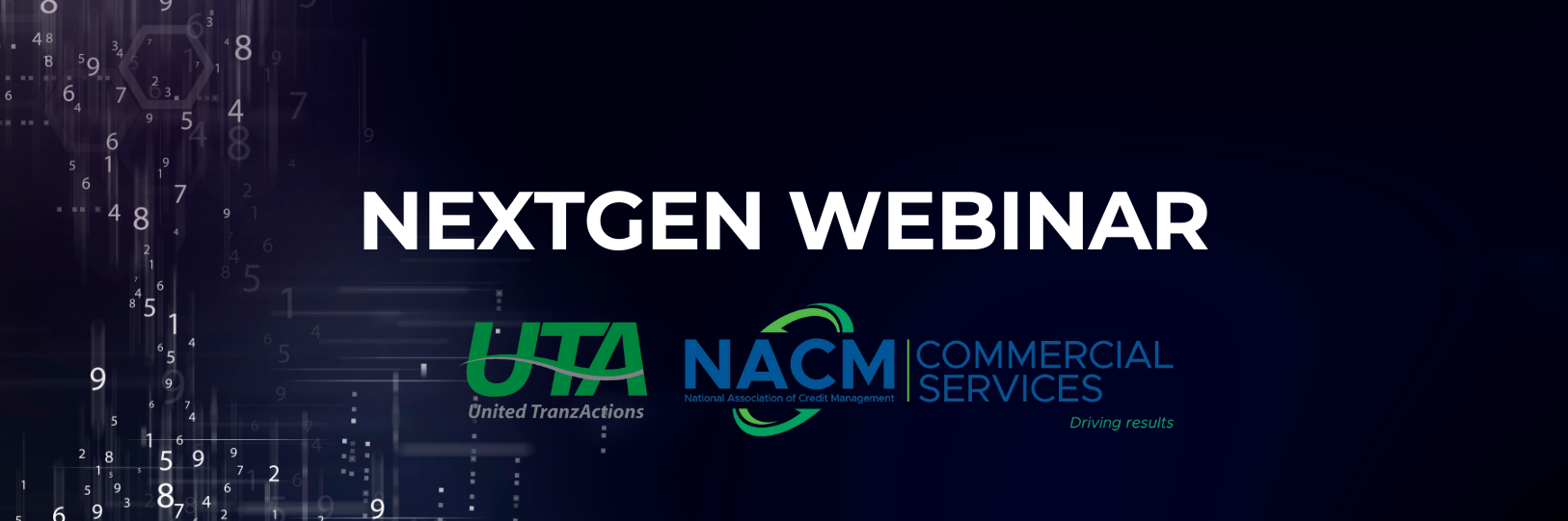 UTA Hosting NextGen Webinar for NACM Commercial Services September 14th @ 10AM PST